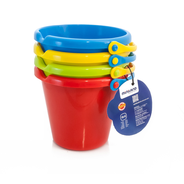 Miniland Educational Buckets, PK4 29005